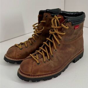 Vintage Women's Esprit Brown Leather Hiking Boots